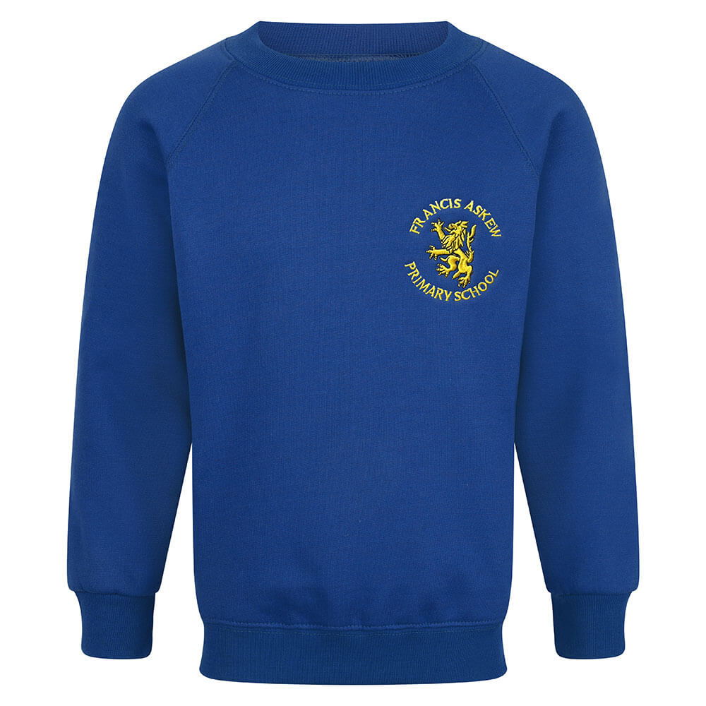 Francis Askew Crew Sweatshirt - Rawcliffes Schoolwear - Hull