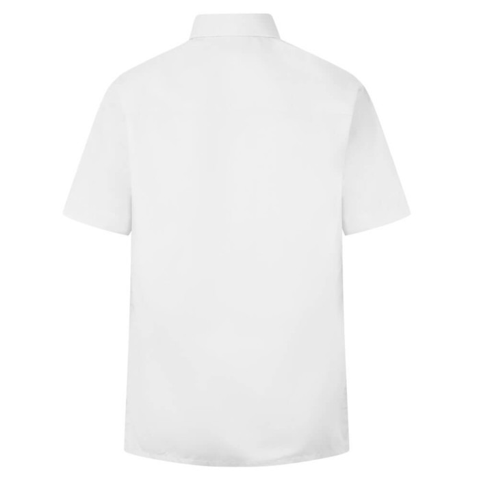 Boys Short Sleeve White Shirt (Twin Pack) - Image 2